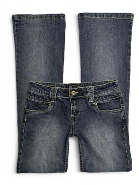 Y2K 2000s Blue-Gray Bootcut Jeans